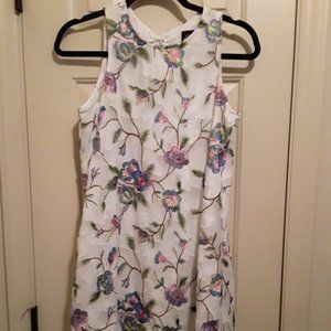 Lace, Sz. S embroidered floral dress